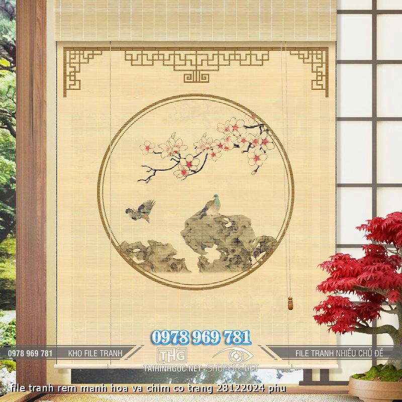 file tranh rem manh hoa va chim co trang 28122024 phu