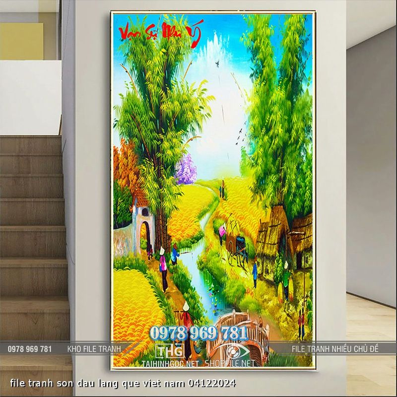 file tranh son dau lang que viet nam 04122024