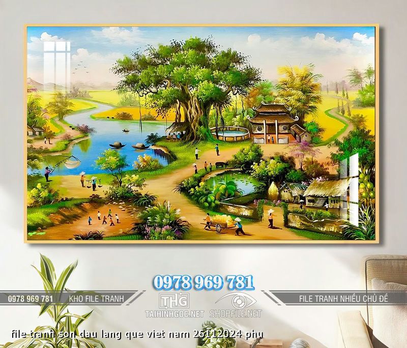 file tranh son dau lang que viet nam 26112024 phu