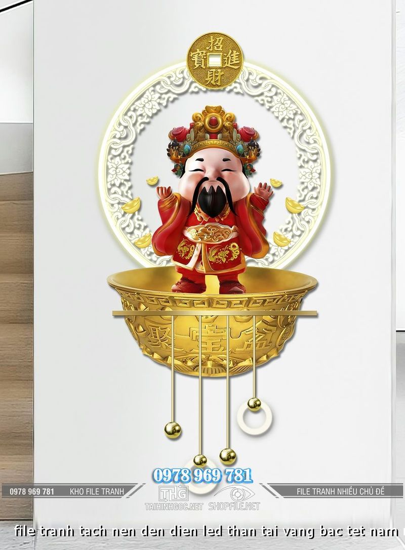 file tranh tach nen den dien led than tai vang bac tet nam moi 14012025 thanh