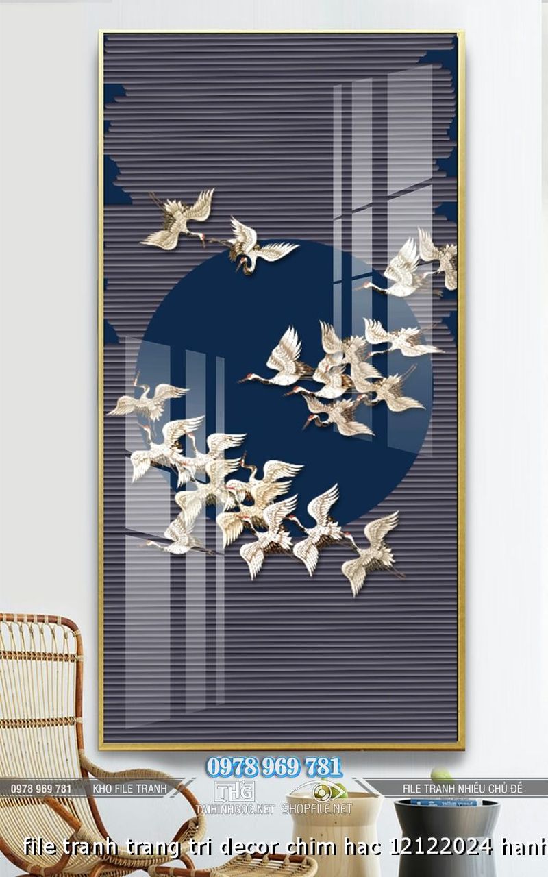 file tranh trang tri decor chim hac 12122024 hanh