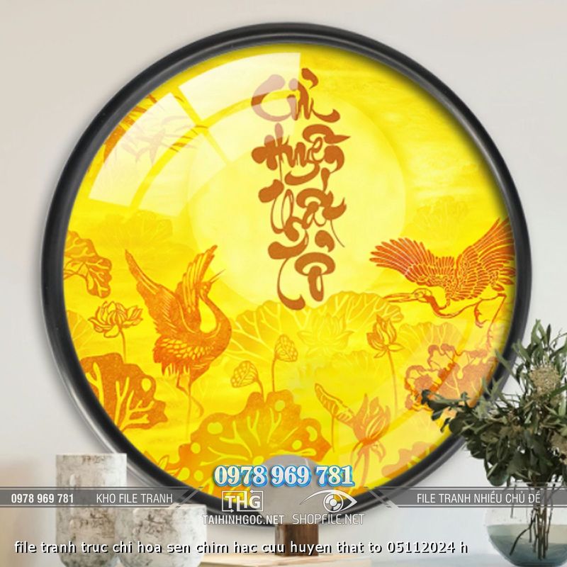 file tranh truc chi hoa sen chim hac cuu huyen that to 05112024 h