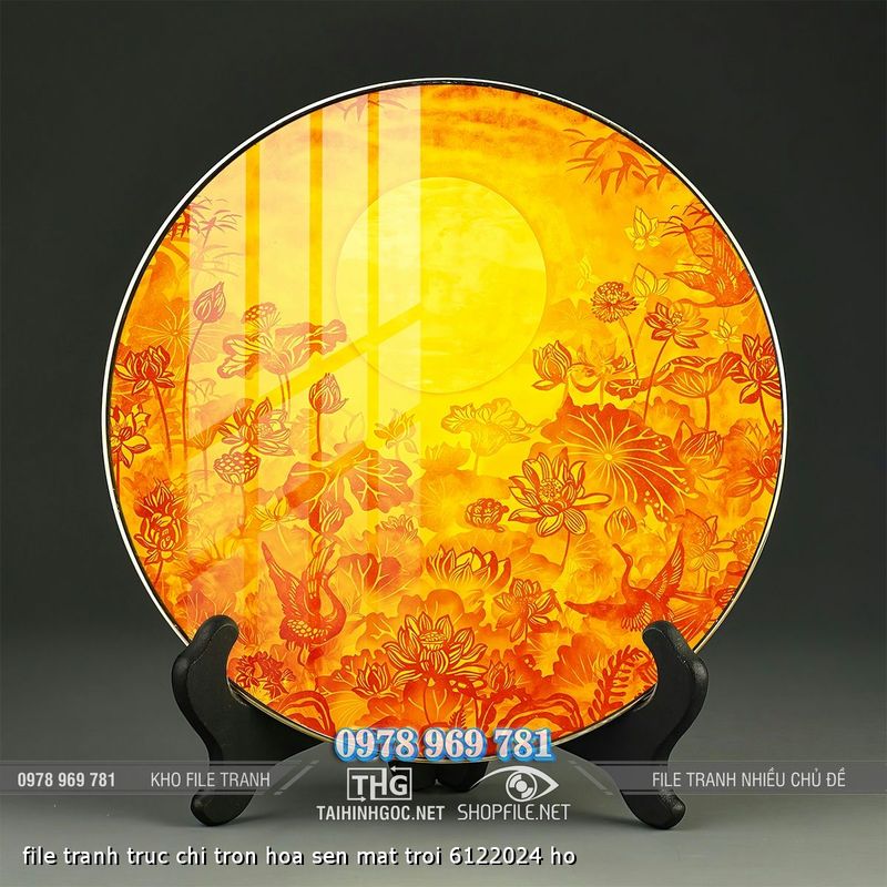 file tranh truc chi tron hoa sen mat troi 6122024 ho