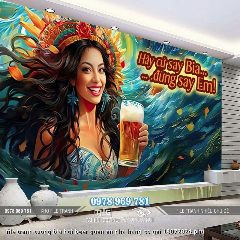 file tranh tuong bia hoi beer quan an nha hang co gai 18072024 phu