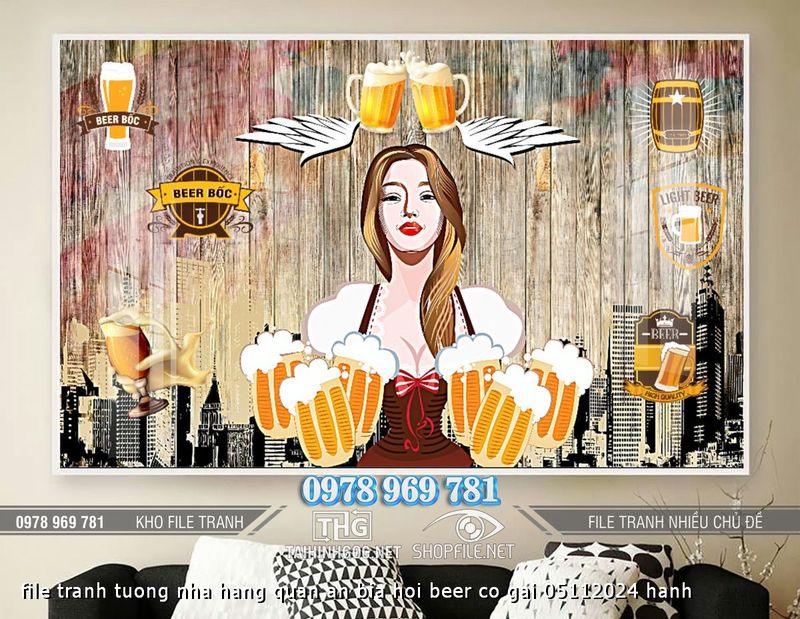 file tranh tuong nha hang quan an bia hoi beer co gai 05112024 hanh