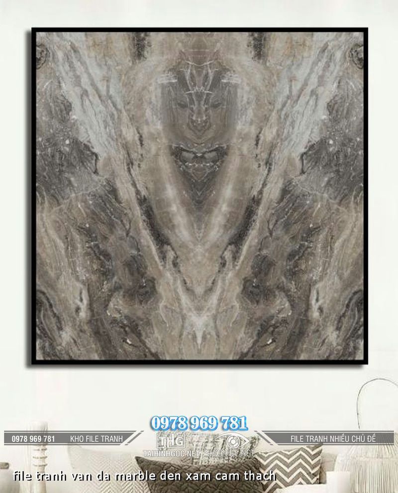 file tranh van da marble den xam cam thach
