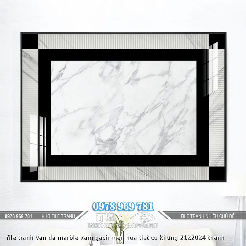 file tranh van da marble xam gach men hoa tiet co khung 2122024 thanh