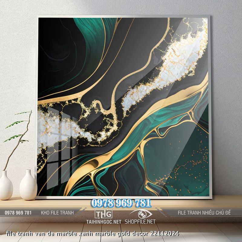 file tranh van da marble xanh marble gold decor 22112024