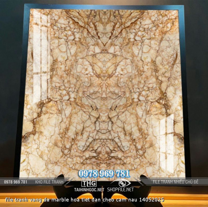 file tranh vang da marble hoa tiet dan cheo cam nau 14052025