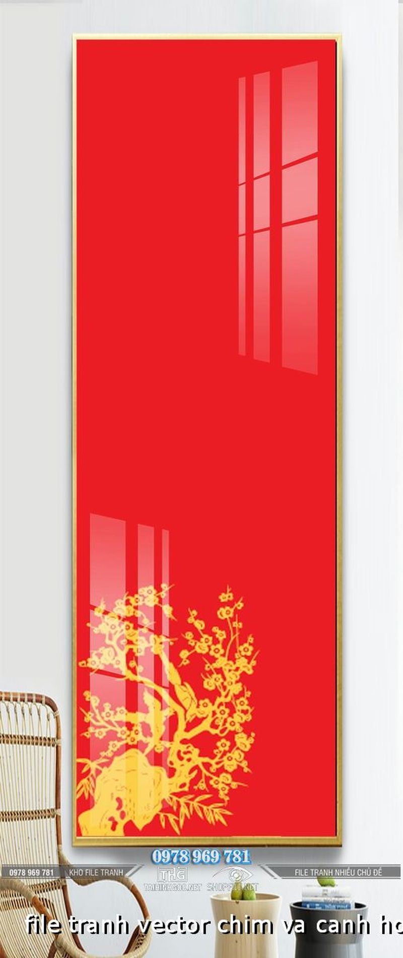 file tranh vector chim va canh hoa 25092024 hanh