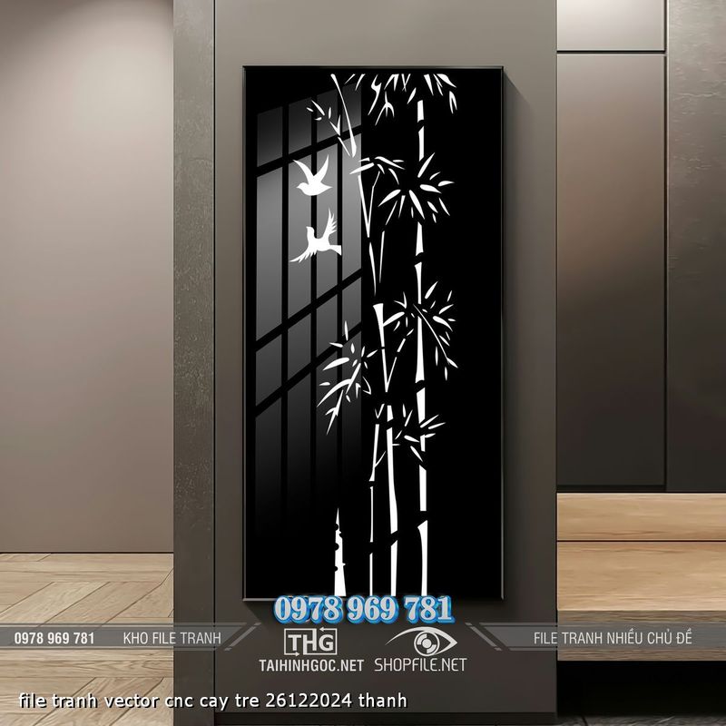 file tranh vector cnc cay tre 26122024 thanh