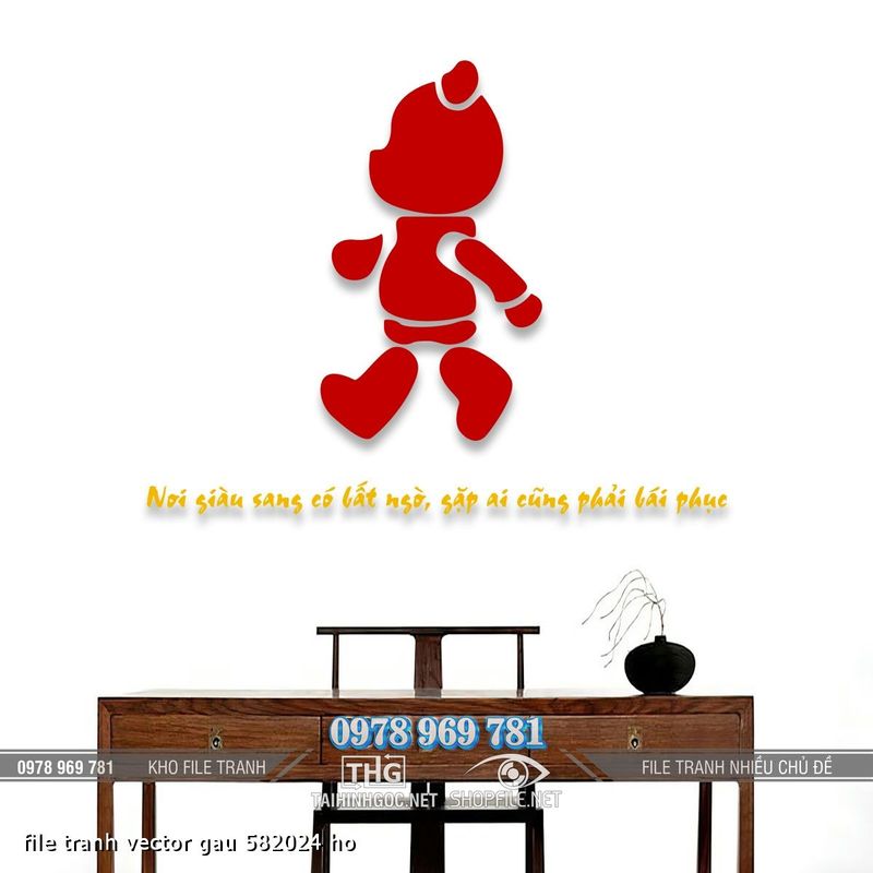 file tranh vector gau 582024 ho