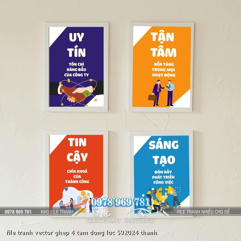 file tranh vector ghep 4 tam dong luc 592024 thanh