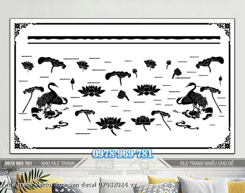file tranh vector hoa sen decal 07082024 vy