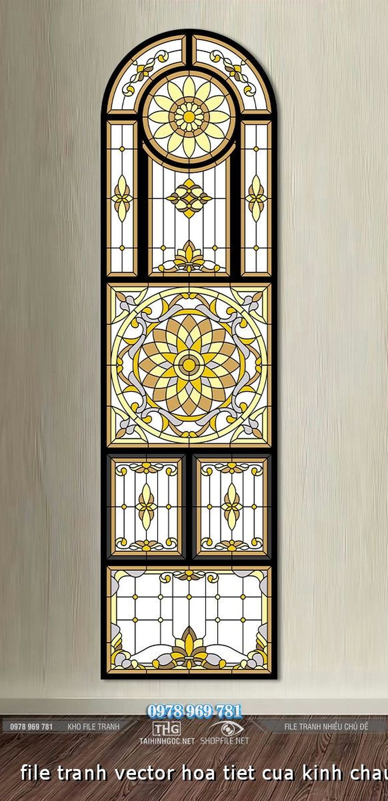 file tranh vector hoa tiet cua kinh chau au co dien decor 8122024 vy