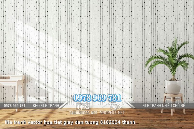 file tranh vector hoa tiet giay dan tuong 8102024 thanh