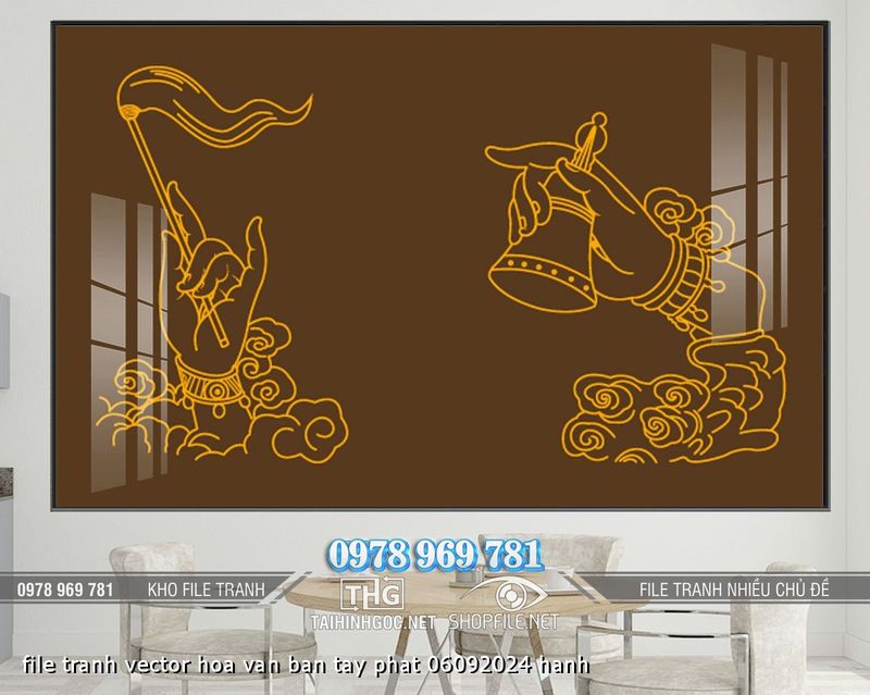 file tranh vector hoa van ban tay phat 06092024 hanh