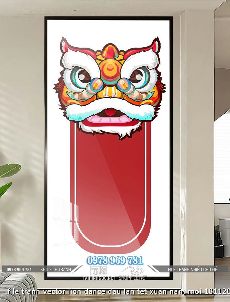 file tranh vector lion dance dau lan tet xuan nam moi 18112024 ho
