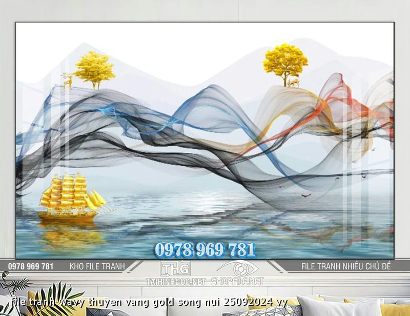 file tranh wavy thuyen vang gold song nui 25092024 vy