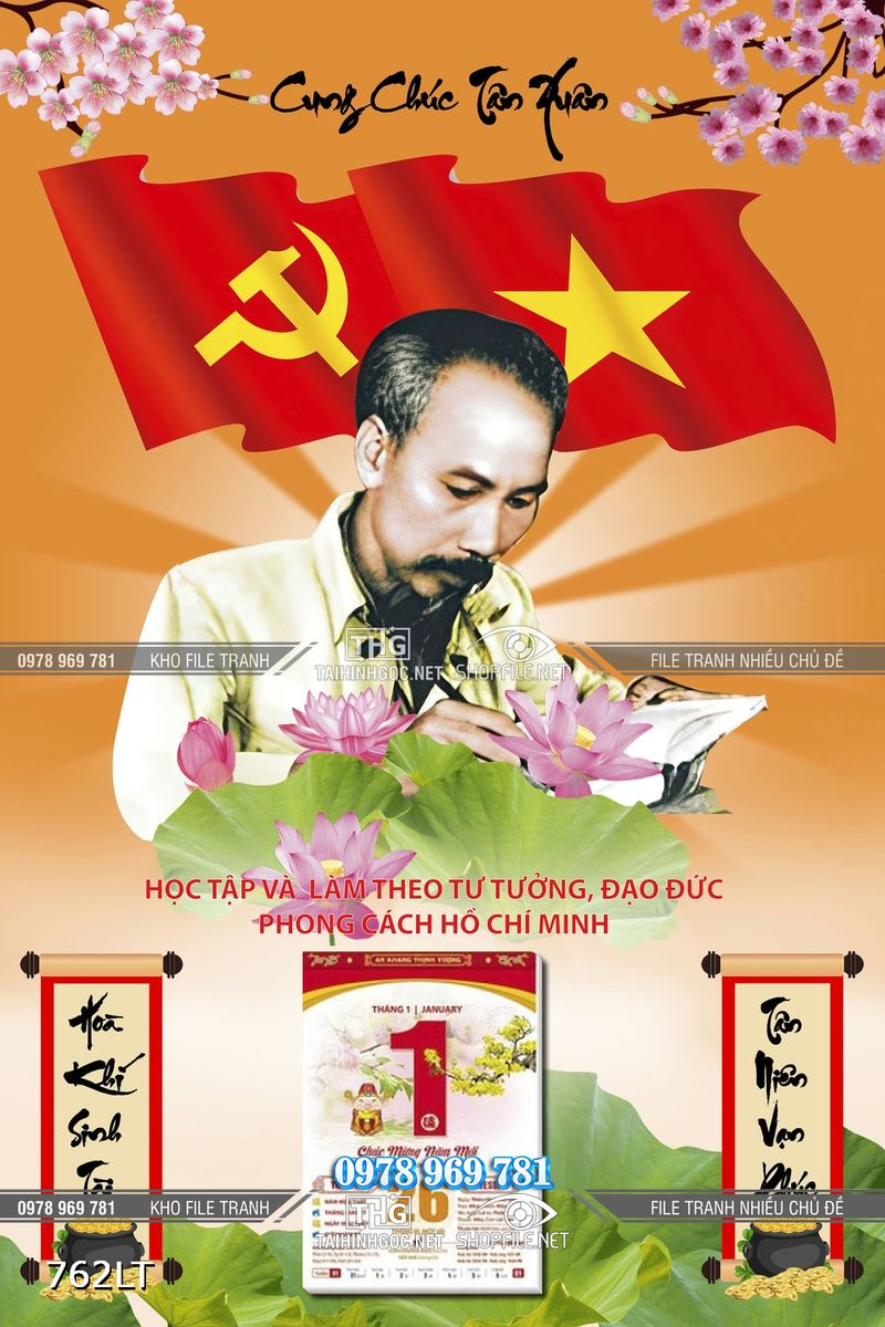 File tranh lịch Bác Hồ
