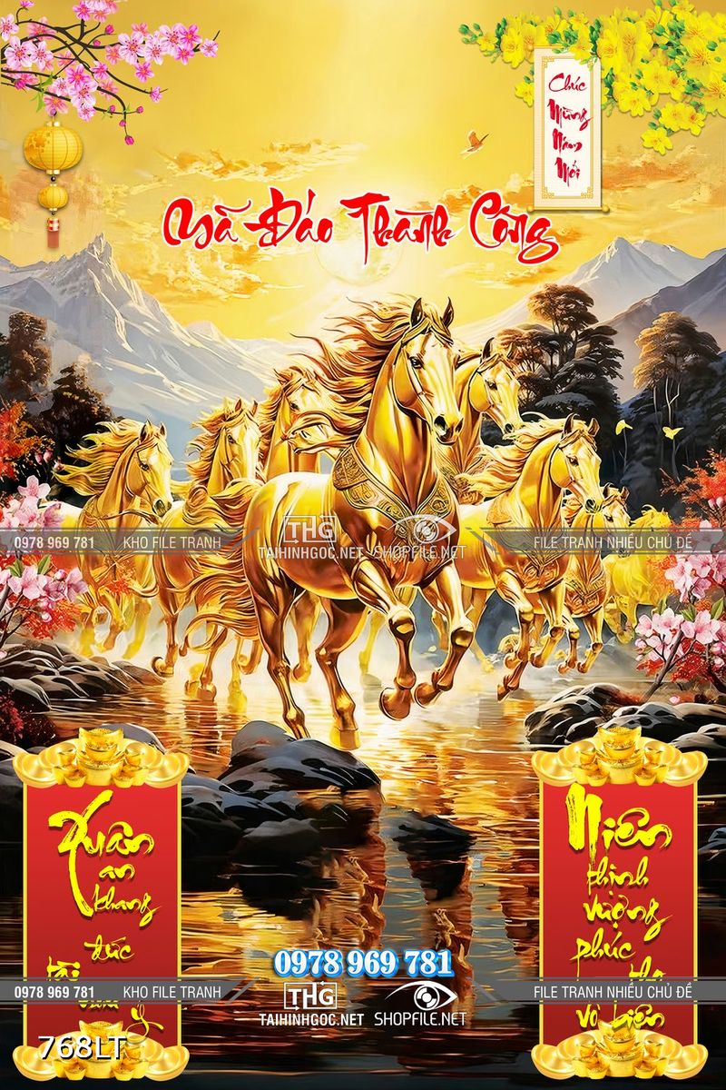 File tranh lịch mã đáo thành công