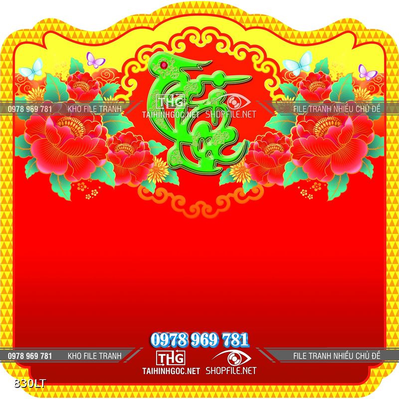 File lịch Psd Tài Lộc