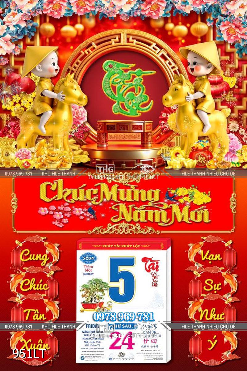 File lịch tết năm ngựa bính ngọ 2026 951LT
