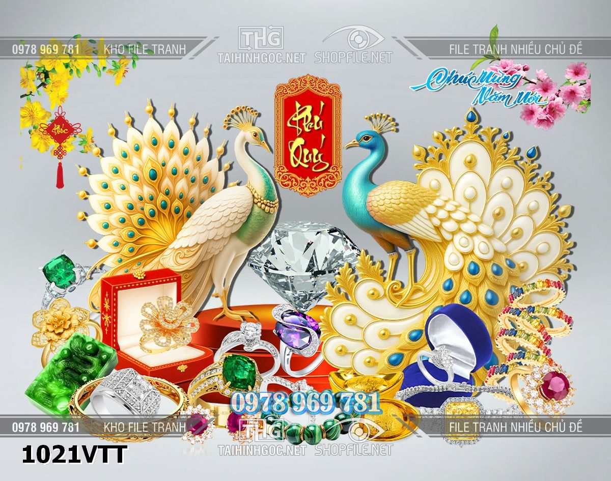 File 2 chim công phát lộc tài lộc tết 1021VTT