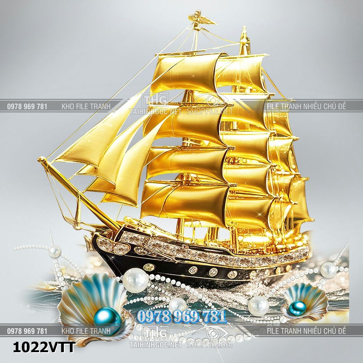 File psd tư liệu thuyền buồm thuận buồm xuôi gió tết 1022VTT