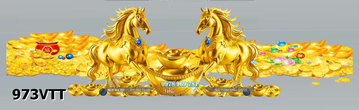 File Tết psd con ngựa vàng năm bính ngọ 973VTT