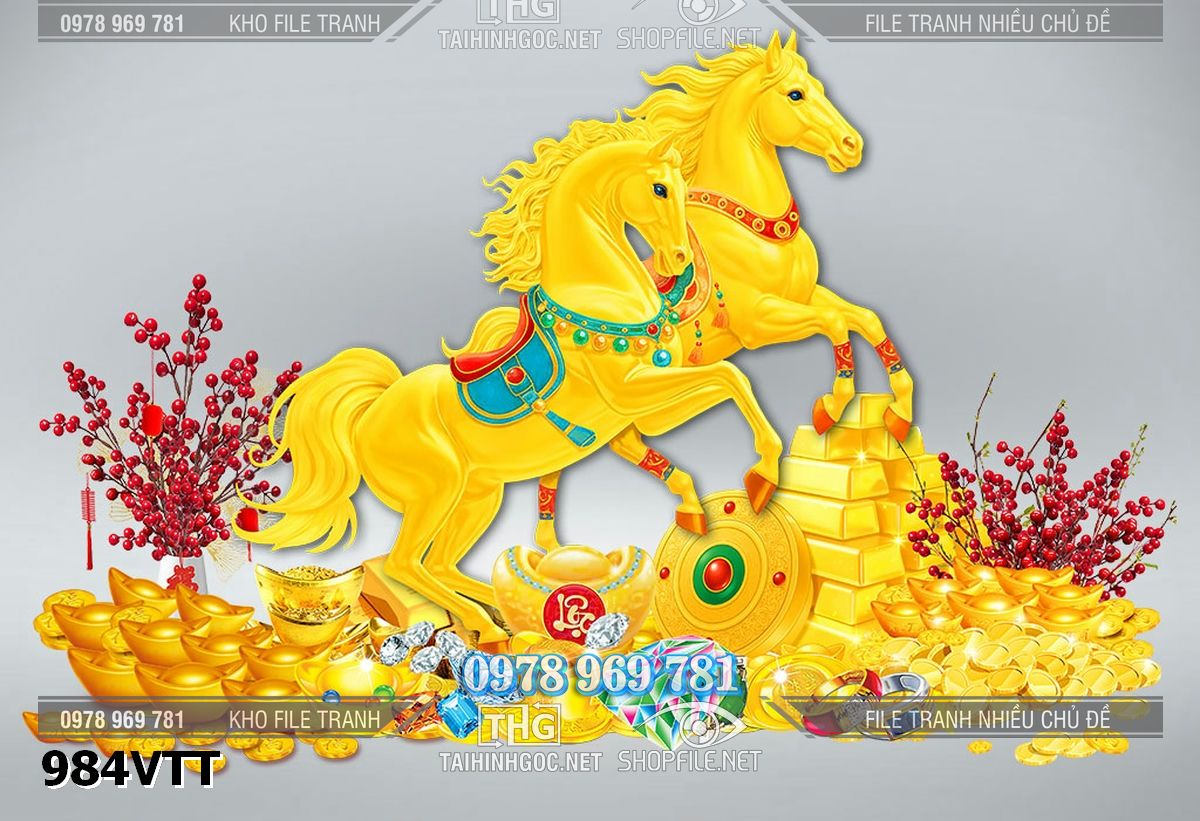 File 2 con ngựa vàng bính ngọ tết năm mới 984VTT